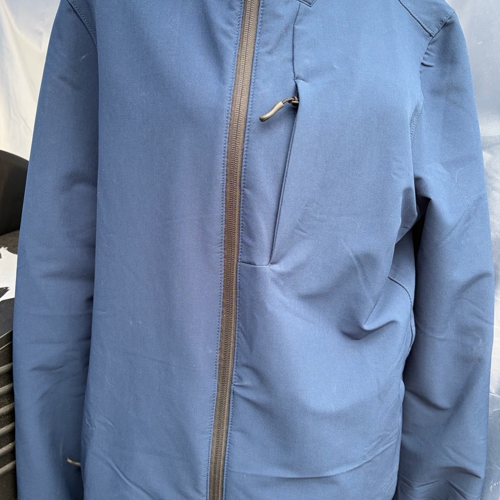 32 Degrees Navy Water-Resistant Softshell Raincoat
